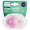 Avent Soothie 0-6 Months Pink 2 Pack