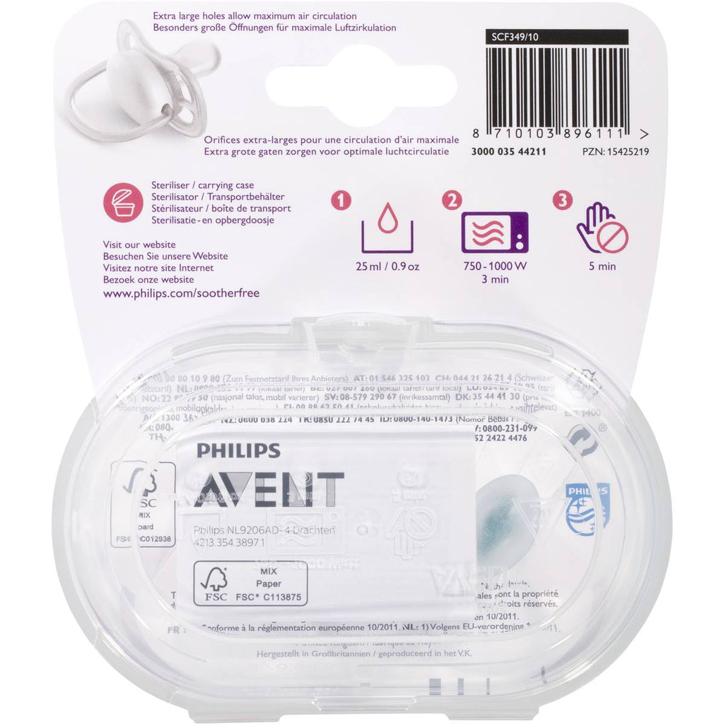 Avent Ultra Air BPA Free Soother 18m+ 2 Pack