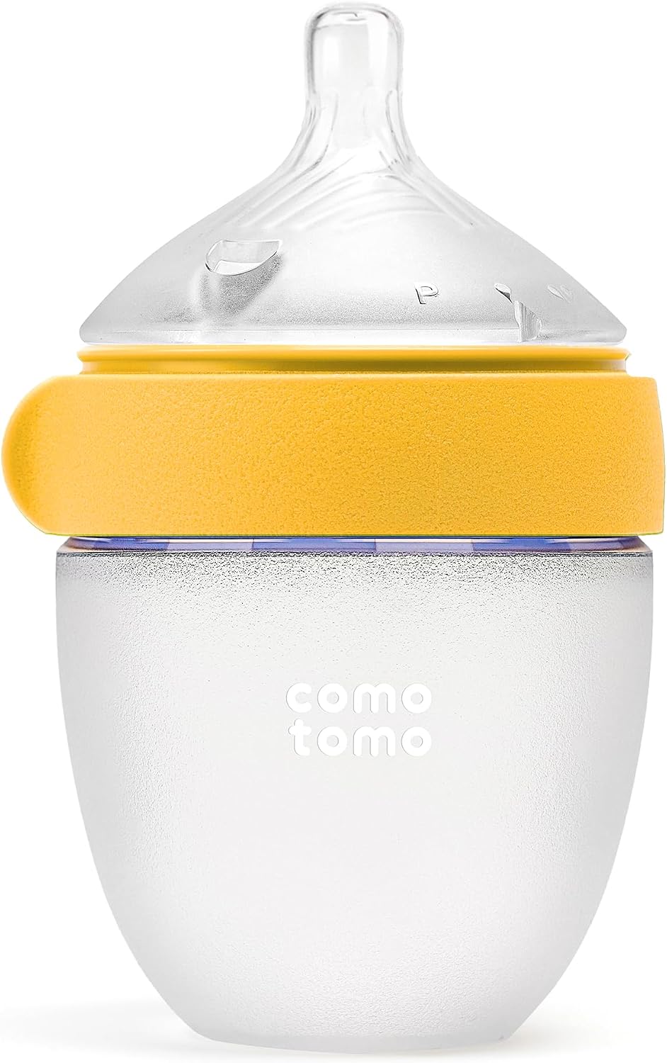 Silicone Baby Bottle Gen 2 with 5-Ounce Slow-Flow Nipple and Dual Vents – Comotomo 2026 Collection