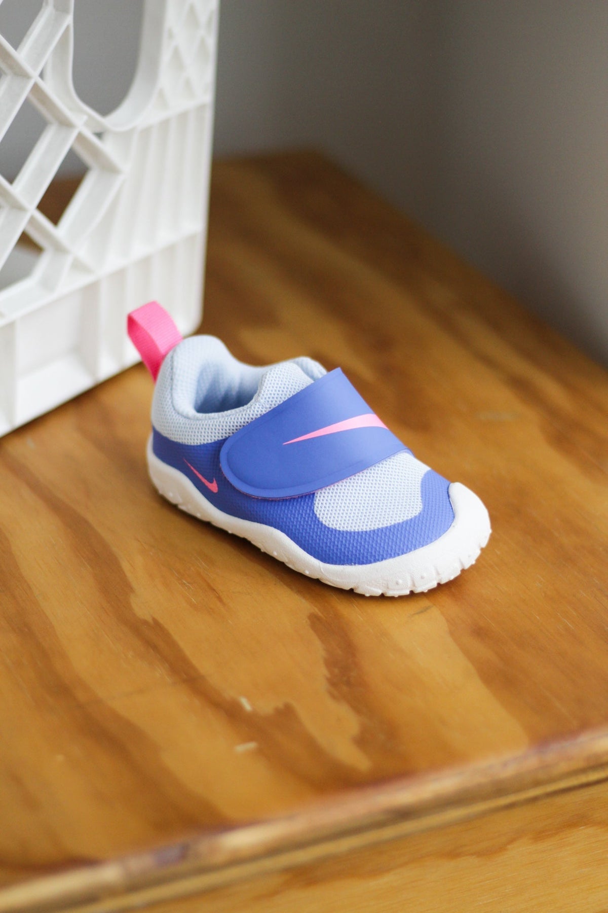 NIKE SWOOSH 1 ESSENTIAL (TD) "MEDIUM BLUE/PINK GLOW-HYDROGEN BLUE"