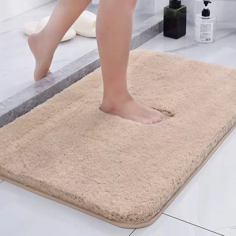 Plush Absorbent Non‑Slip Bathroom Bath Mat Rug