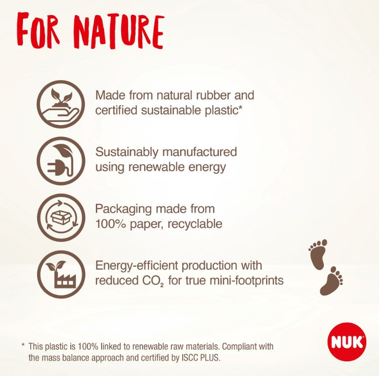 NUK For Nature Latex Soothers 2