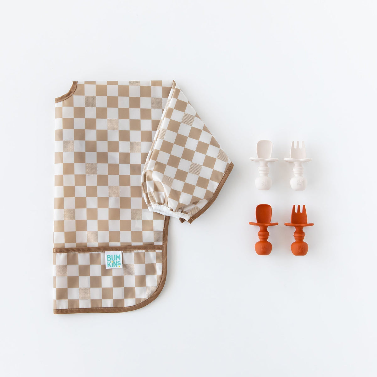 Sleeved Bib: Sand Check