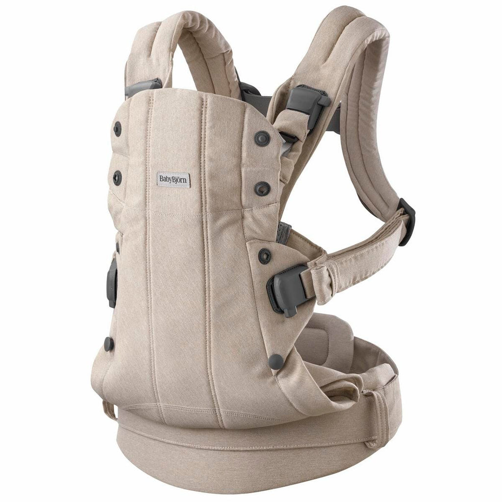 BabyBjörn Baby Carrier Harmony Woven Melange, Light Beige