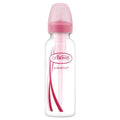 Dr. Brown - 8 Oz Options+ Narrow Anti-Colic Baby Bottle, Pink